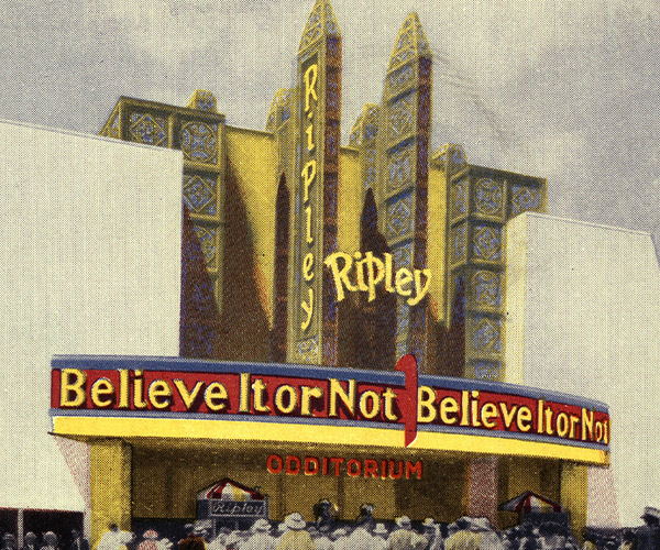 Ripley's Believe It or Not! Odditorium from 1933