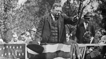 Teddy Roosevelt pointing.