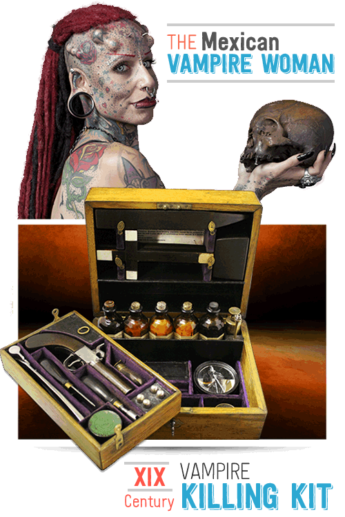 Vampire Woman & 19th Century Vampire Kit