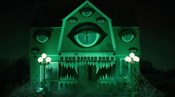 Christine McConnell turns her house into a fanged beast with too many eyes!