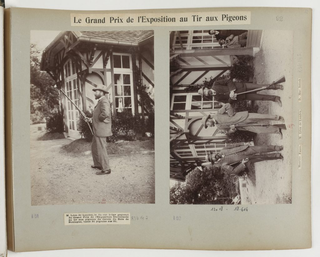 Léon de Lunden, the one and only Olympic Pigeon Shooting champion.