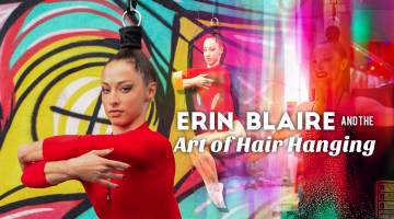 Erin Blaire Hair Hanging
