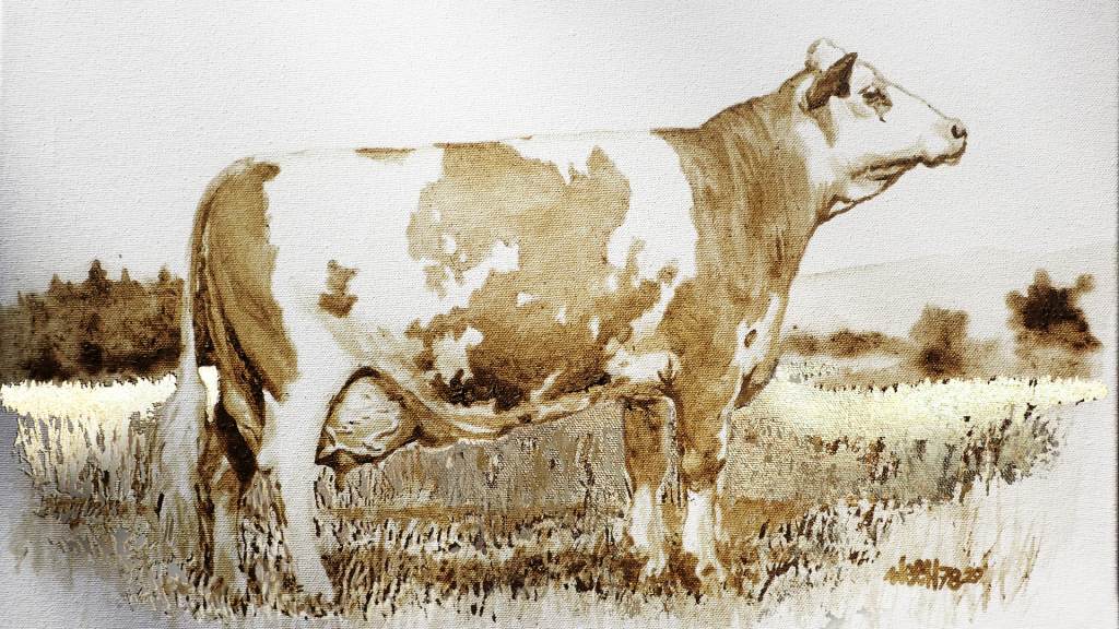 Cow Poop Painting