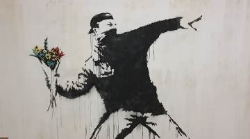 Banksy's Flower Thrower