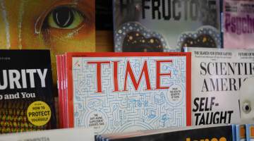 Time Magazine on rack