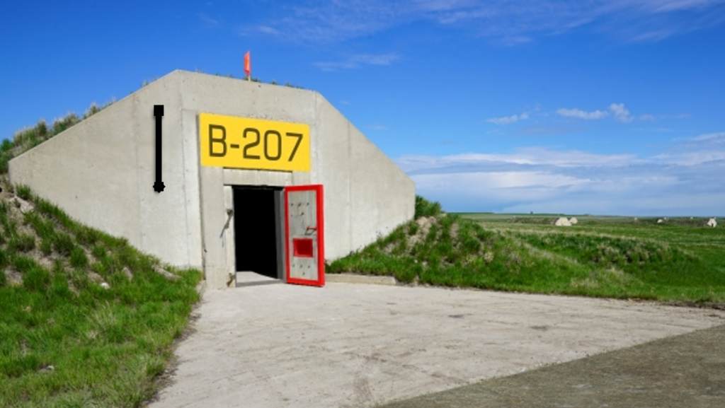 Blast Door Entrance to Vivos xPoint Bunker. 